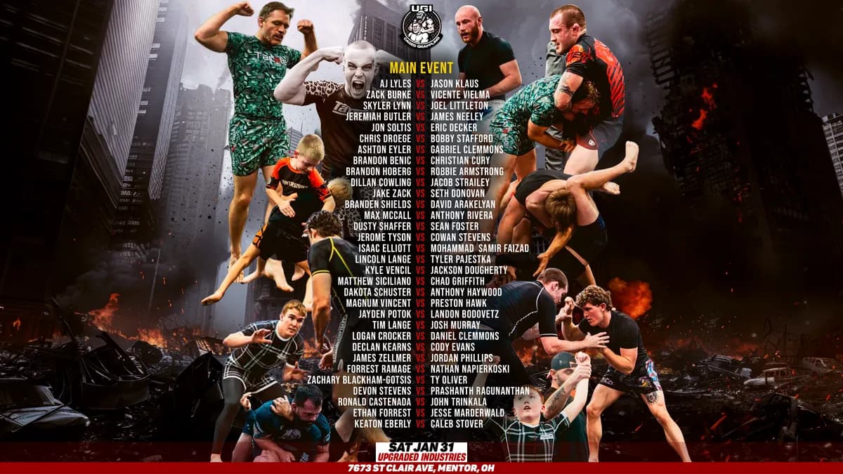 UGI 9 fight card, 31 January 2026